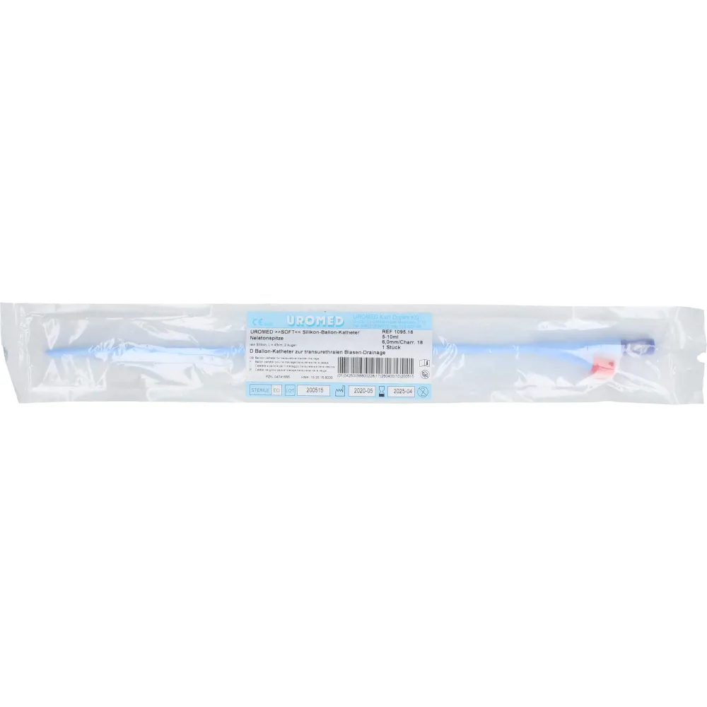 Uromed Soft Ballonkath.Silikon Nelaton Ch 18 1095 1 St