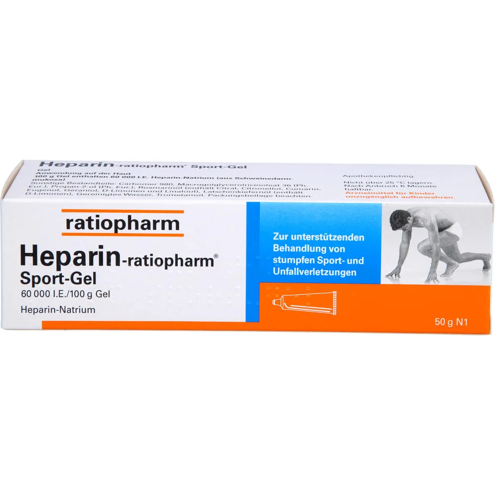 Heparin-Ratiopharm Sport Gel 50 g