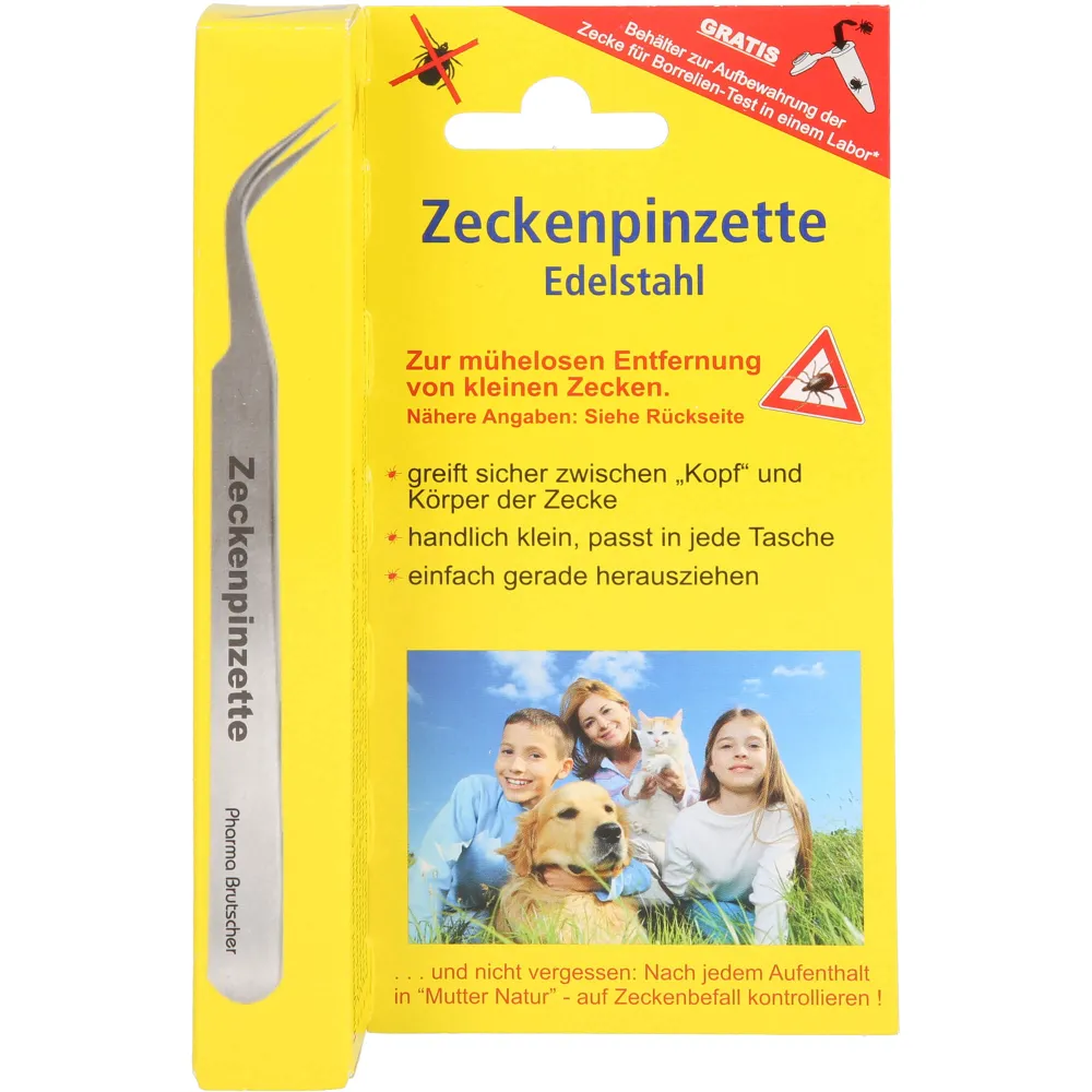 Zeckenpinzette Chirurgenstahl 1 St