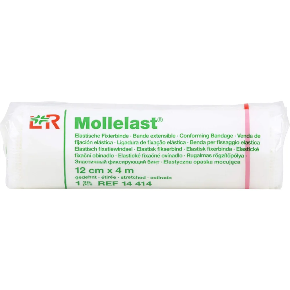 Mollelast Binden 12 cmx4 m weiß 1 St