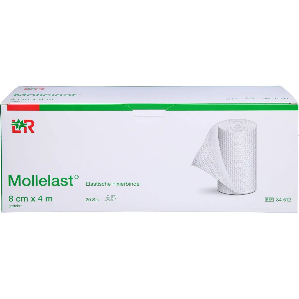 Mollelast Binden 8 cmx4 m weiß 20 St