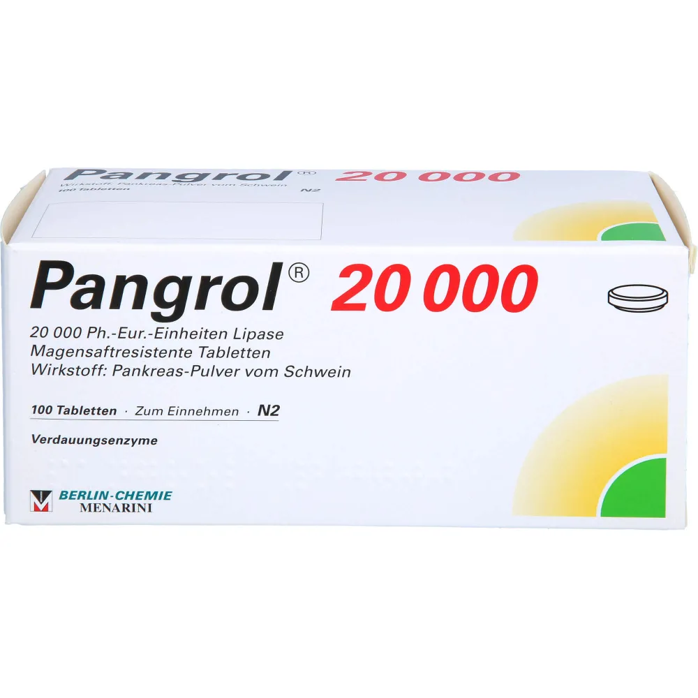 Pangrol 20.000 magensaftresistente Tabletten 100 St