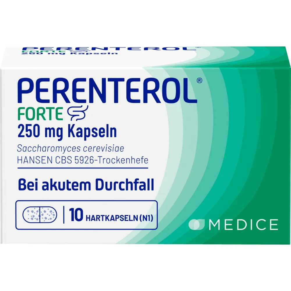 Perenterol forte 250 mg Kapseln 10 St