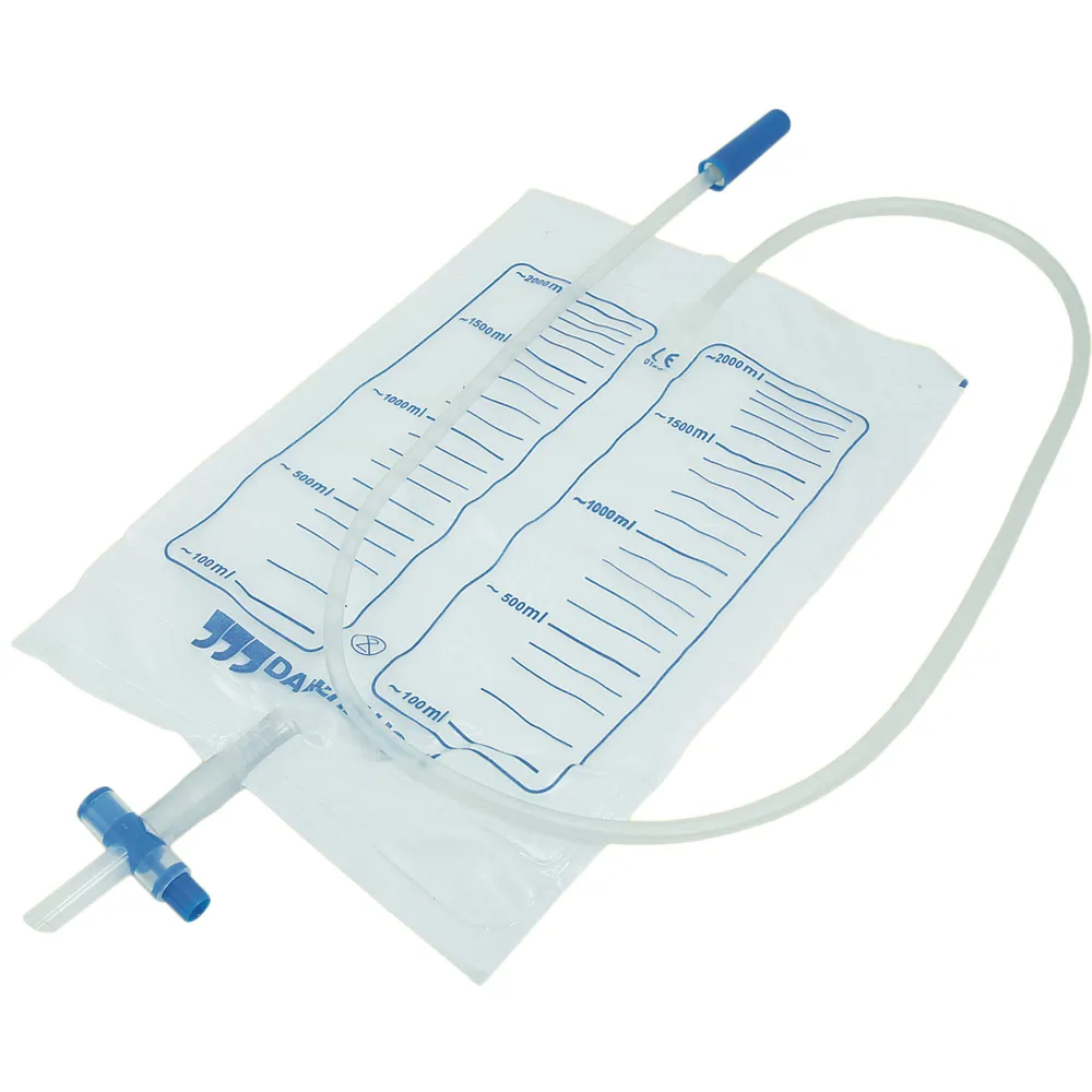 Urinbeutel unsteril 2 l Nrv m.Abl.Kreuzventil 1 St