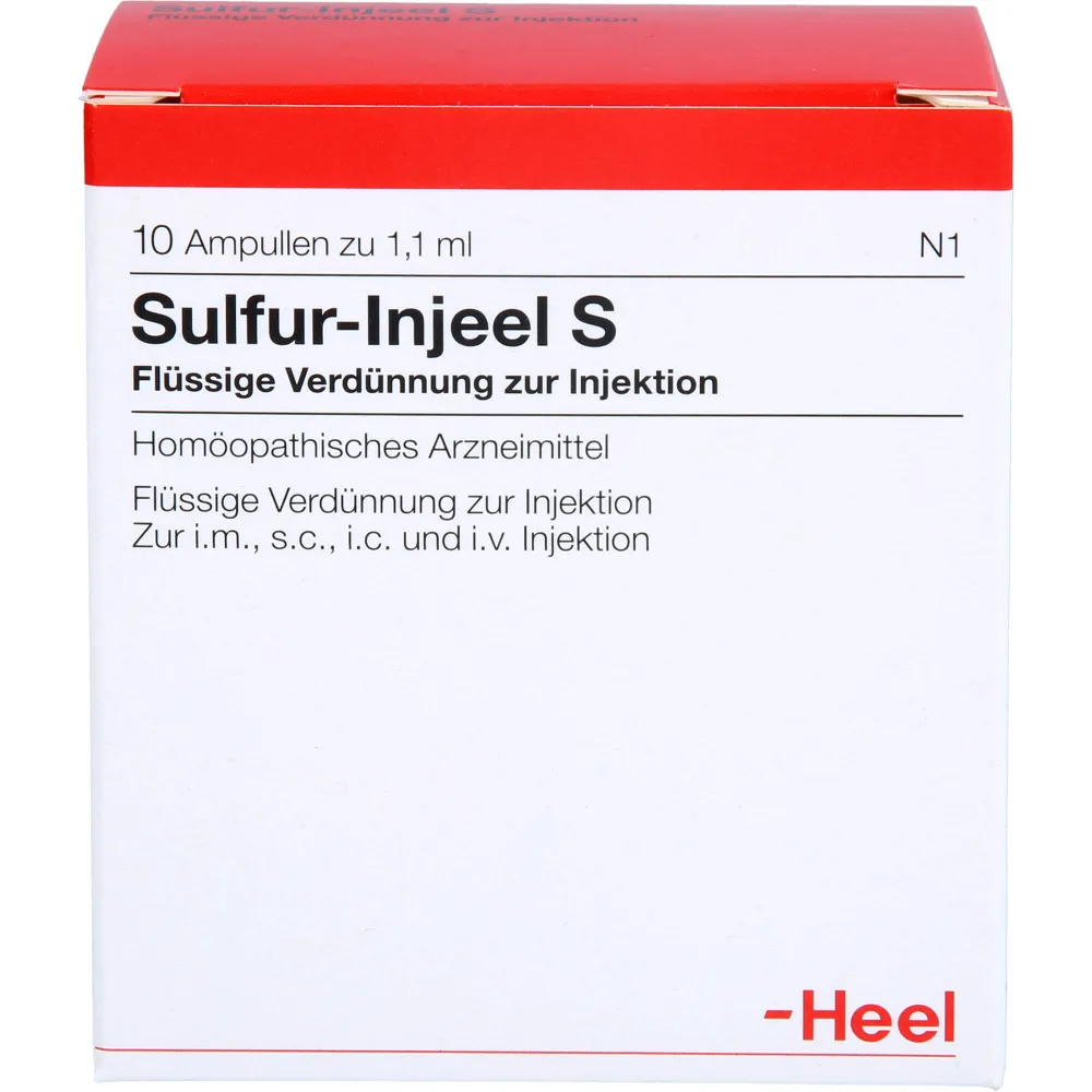Sulfur Injeel S Ampullen 10 St