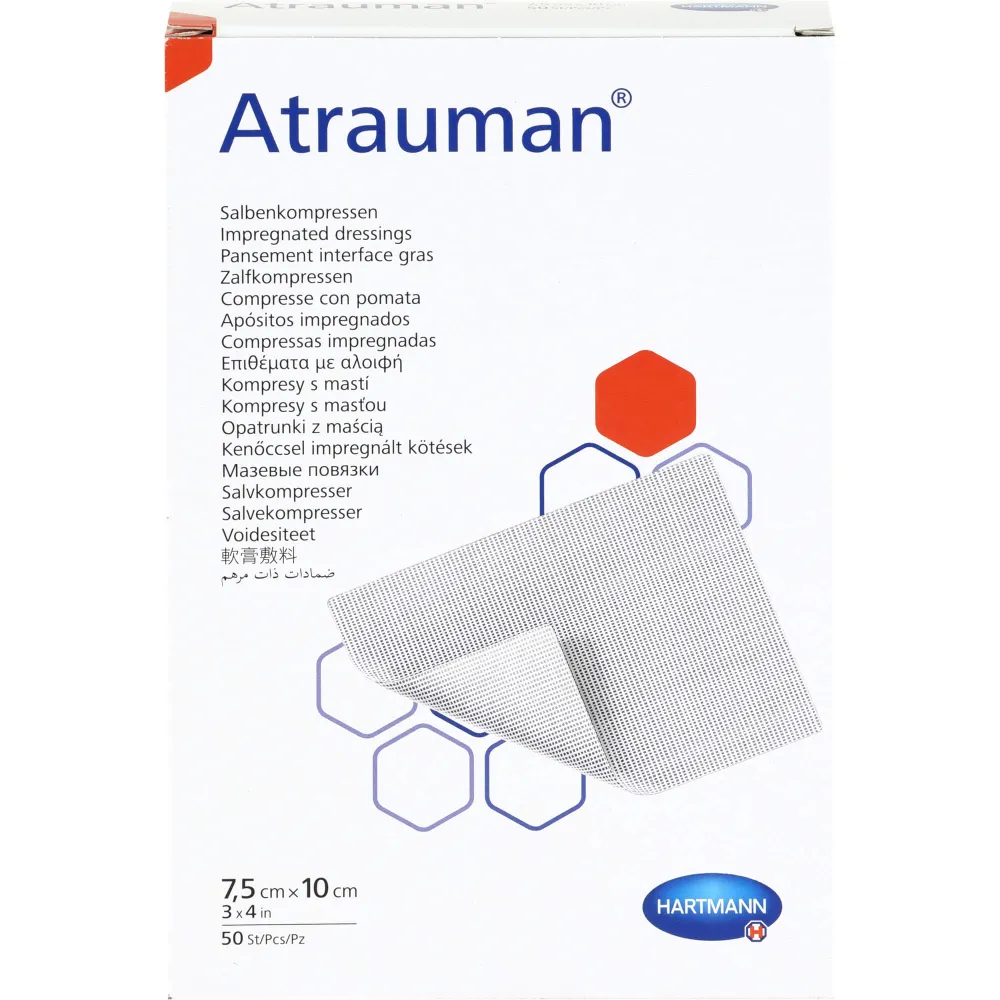 Atrauman 7,5x10 cm steril Kompressen 50 St