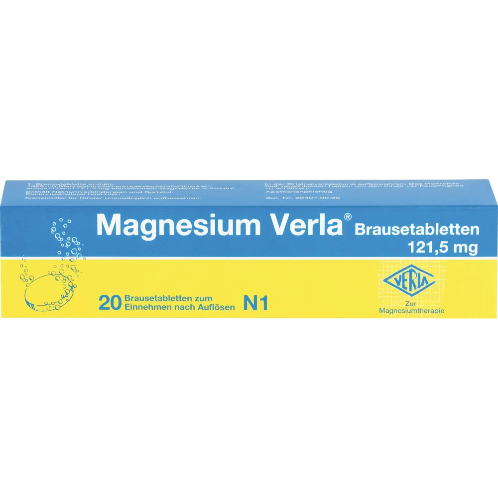 Magnesium Verla Brausetabletten 20 St
