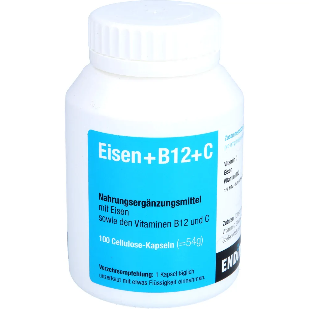 Eisen+B12+C Kapseln 100 St