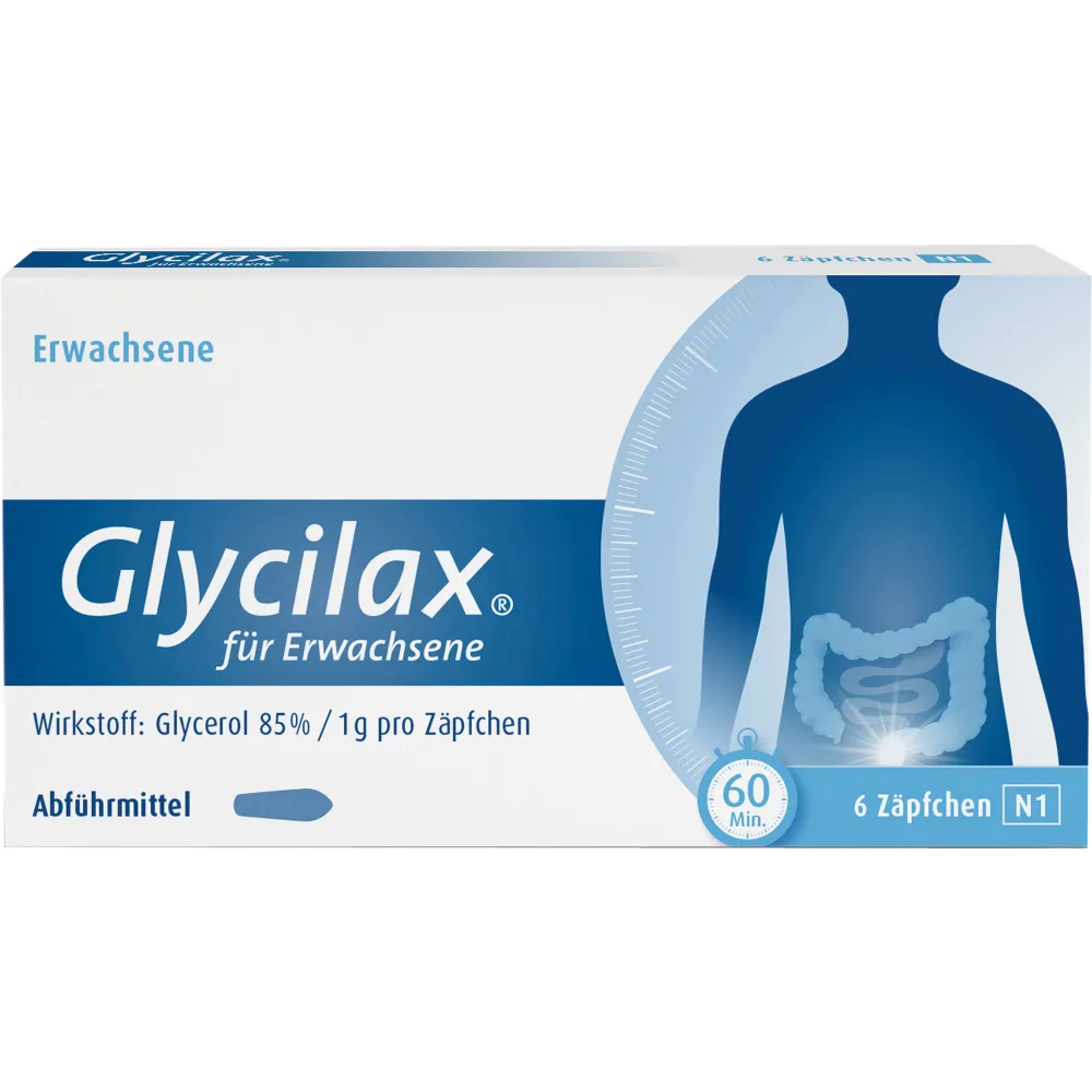 Glycilax Suppositorien für Erwachsene 6 St