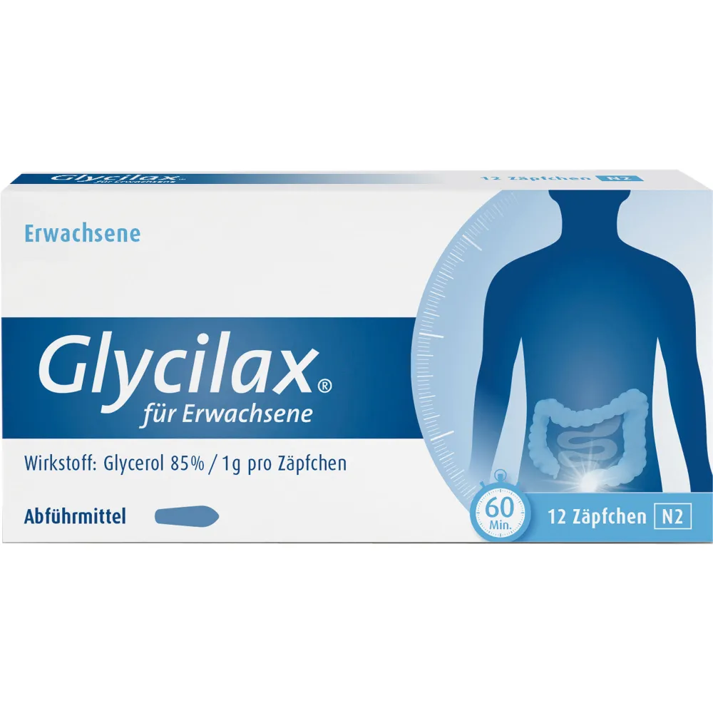Glycilax Suppositorien für Erwachsene 12 St