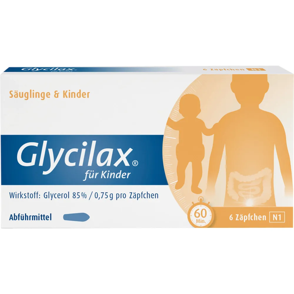 Glycilax Suppositorien für Kinder 6 St