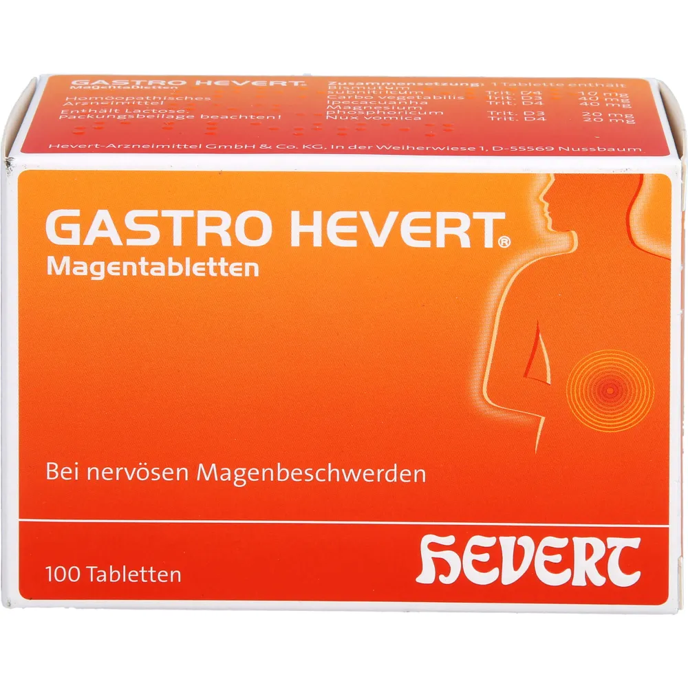 Gastro-Hevert Magentabletten 100 St