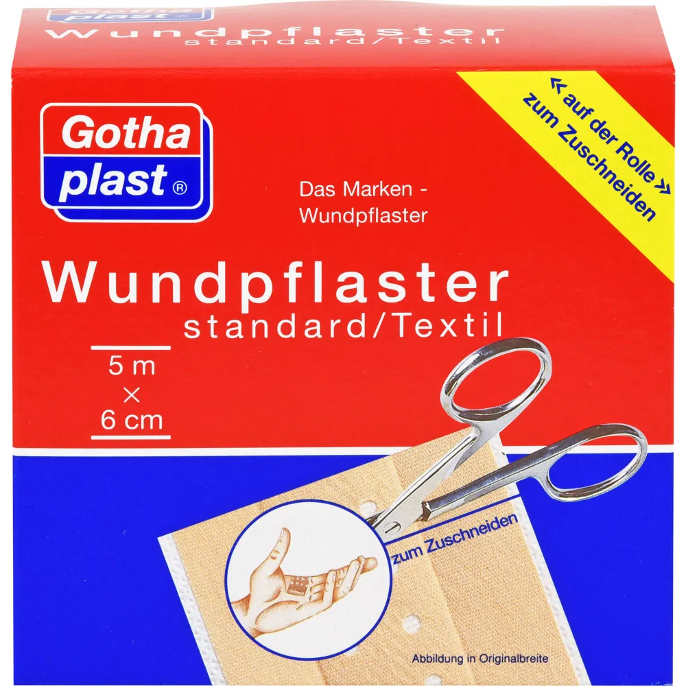 Gothaplast Wundpfl.stand.6 cmx5 m Rolle 1 St