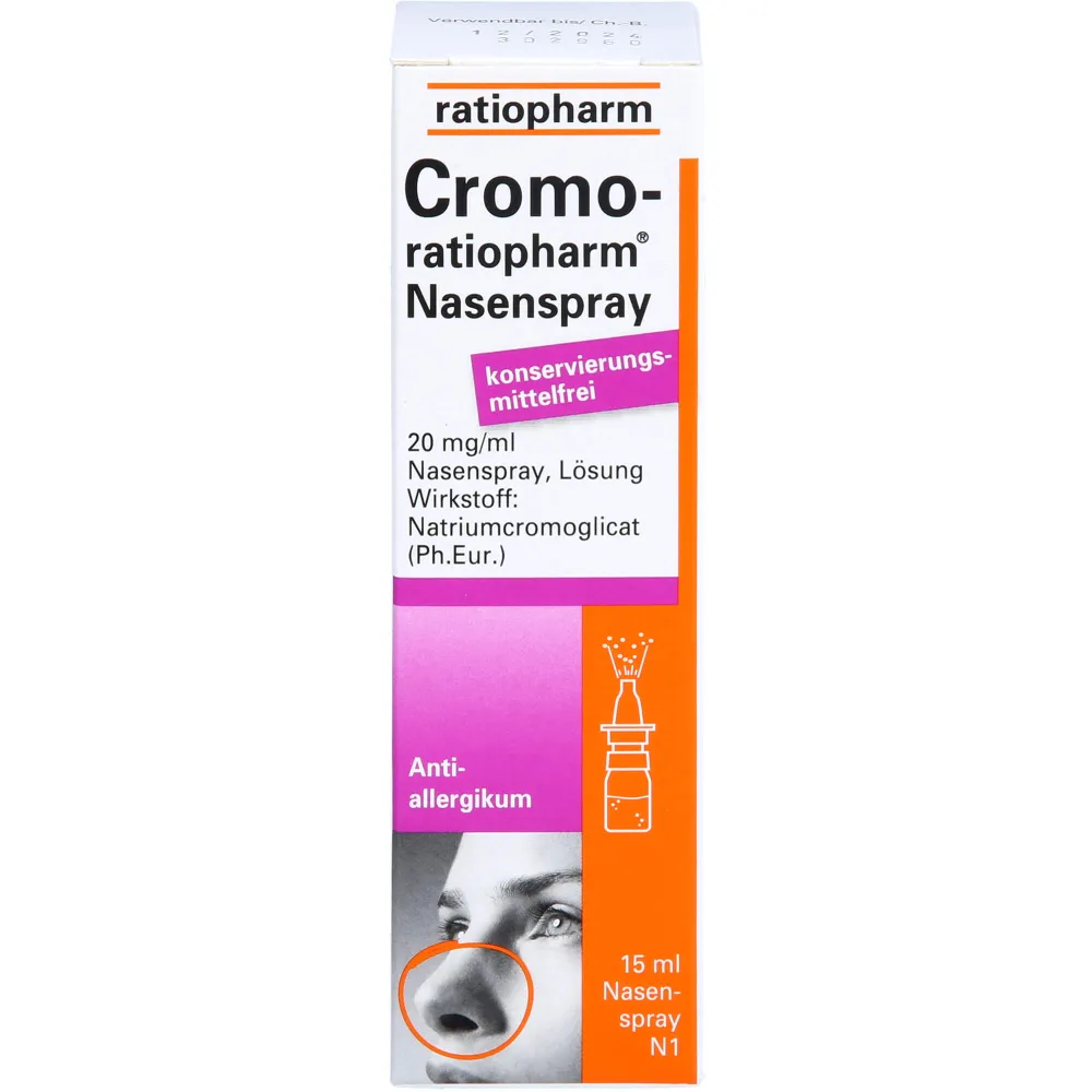Cromo-Ratiopharm Nasenspray konservierungsfrei 15 ml