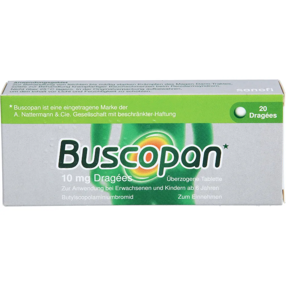 Buscopan 10 mg Dragees 20 St
