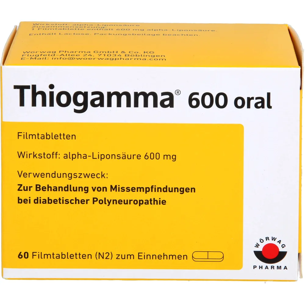 Thiogamma 600 oral Filmtabletten 60 St