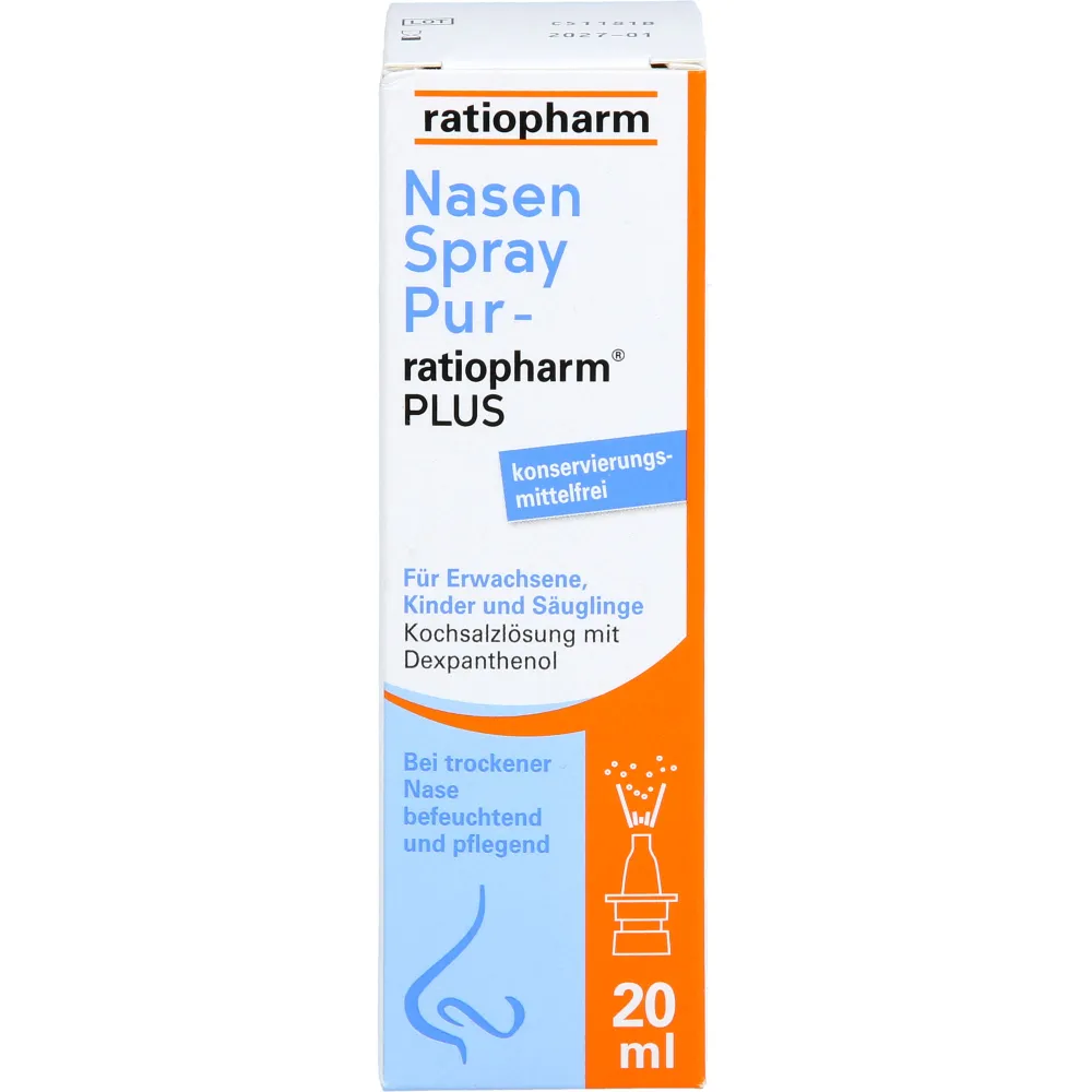 Nasenspray Pur-ratiopharm Plus 20 ml