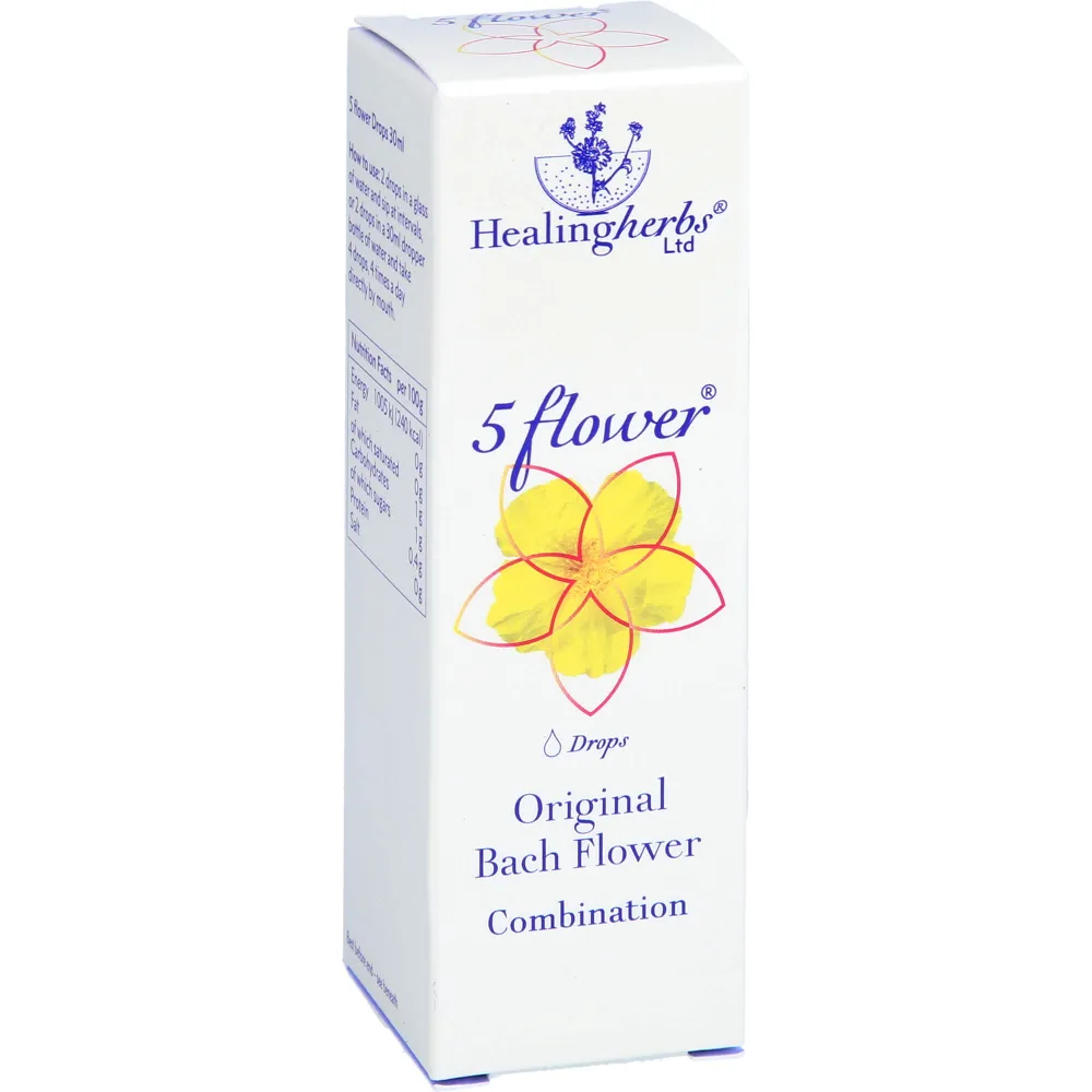 Bach Kombination 5 Flow.Notfall Tropfen Heal.Herbs 30 ml