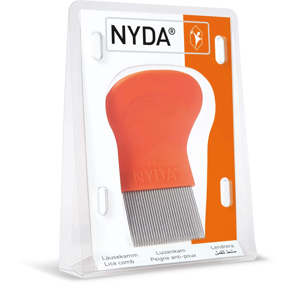 Nyda Läuse- und Nissenkamm Metall 1 St