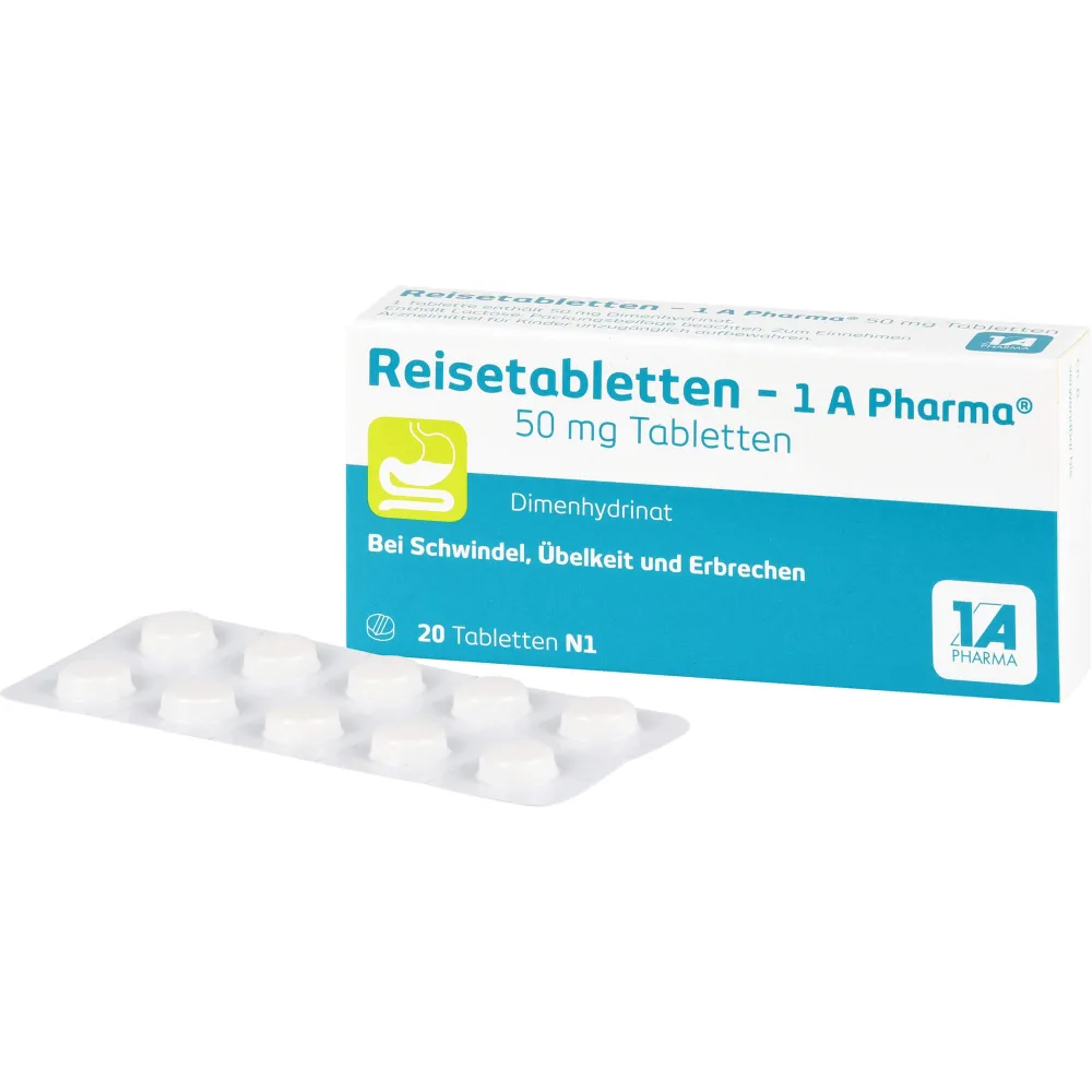 Reisetabletten-1A Pharma 20 St