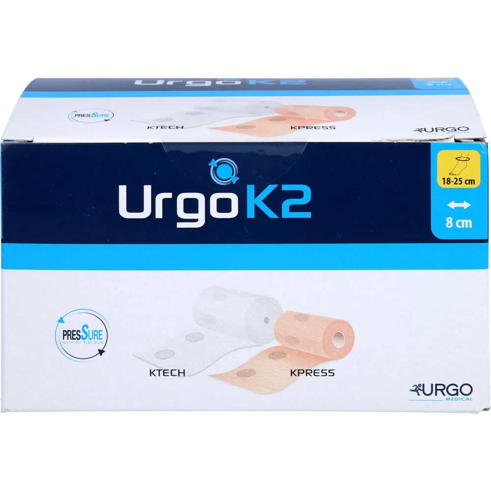 Urgok2 Kompr.Syst.8cm Knöchelumf.18-25cm 1 St