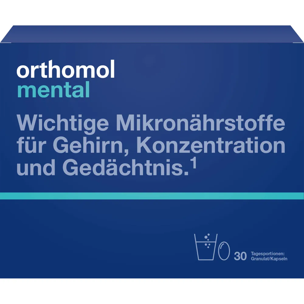 Orthomol mental Granulat/Kapseln 30 Tage Kombip. 30 St