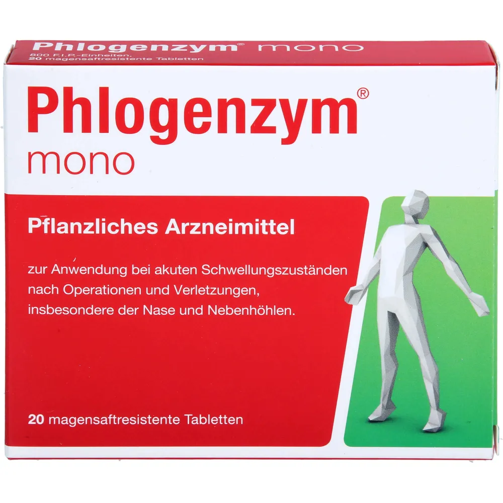 Phlogenzym mono magensaftresistente Tabletten 20 St