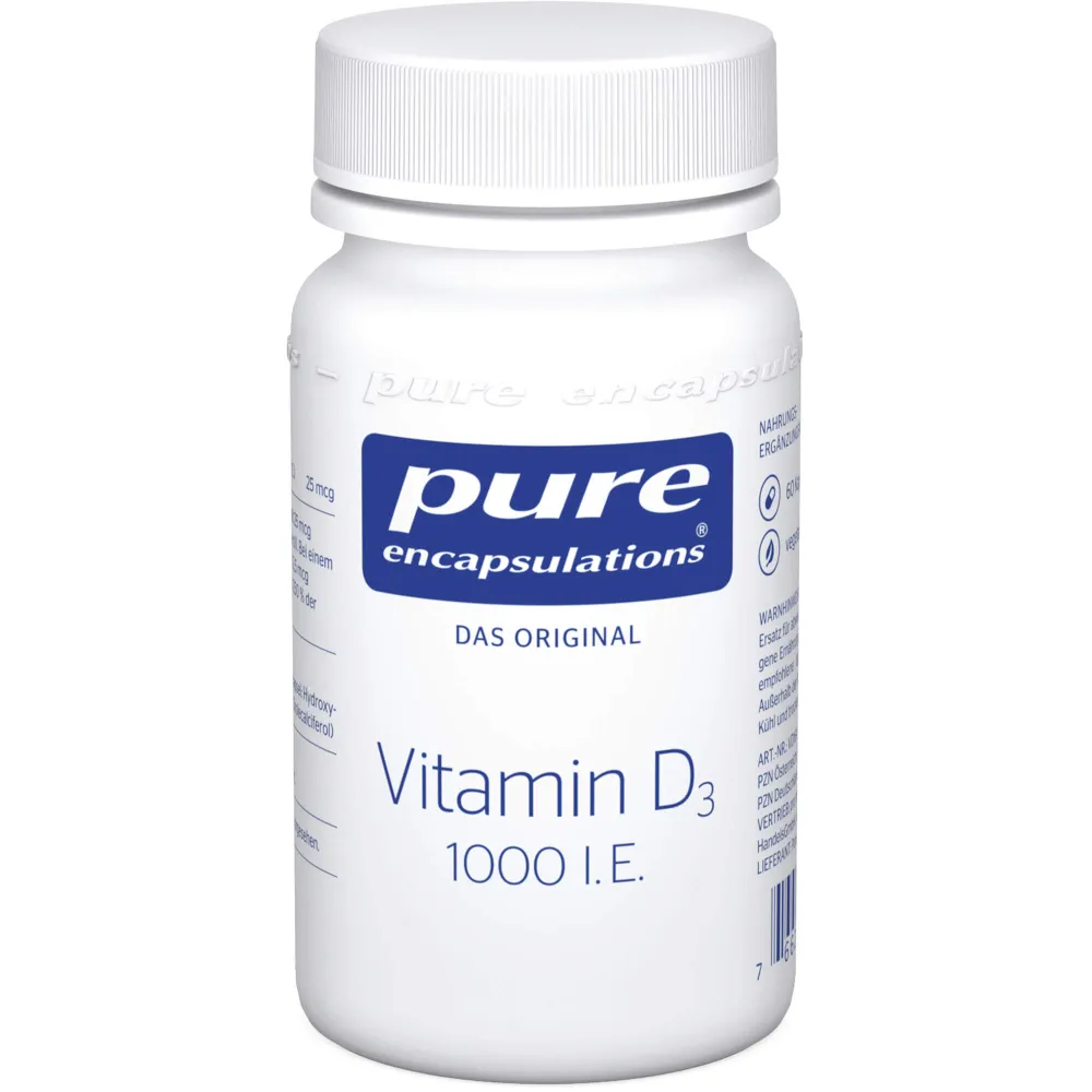 Pure Encapsulations Vitamin D3 1000 I.E. Kapseln 60 St