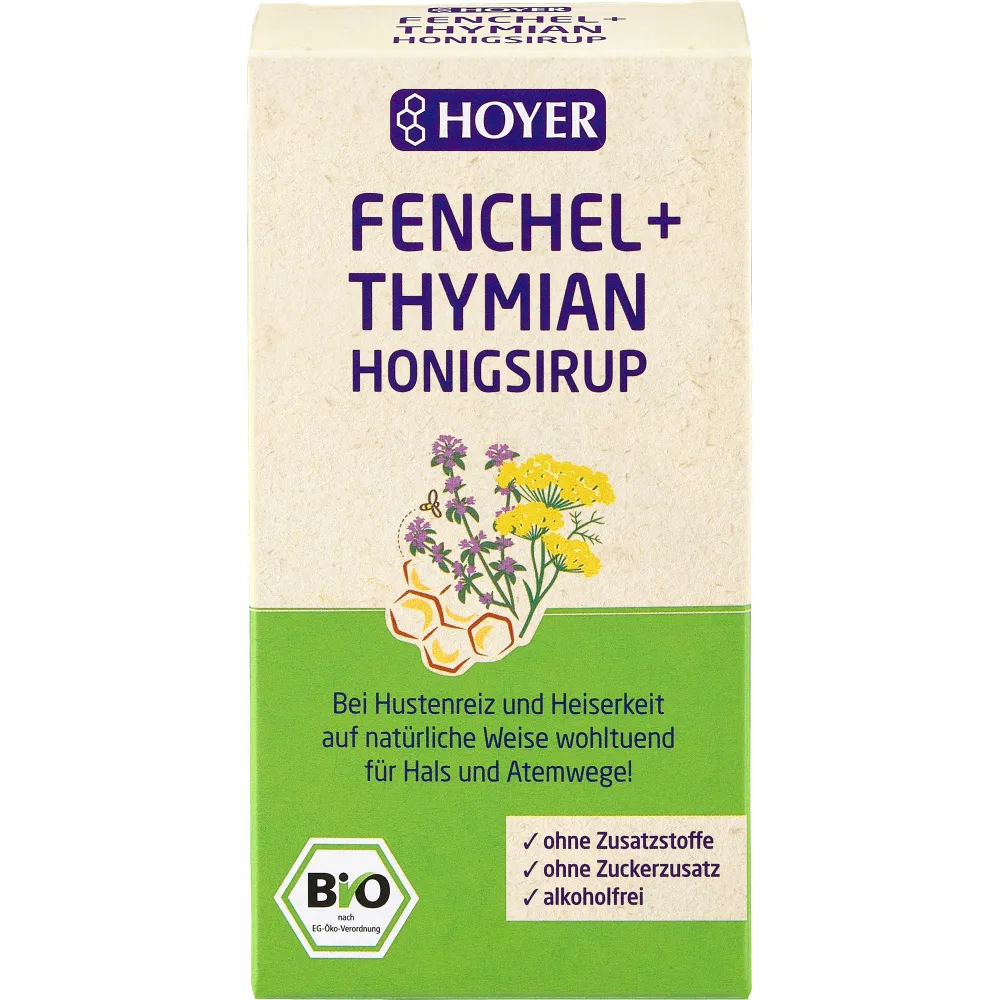 Hoyer Fenchel+Thymian Honigsirup 250 g