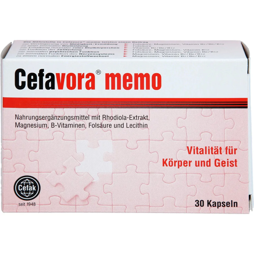 Cefavora memo Weichgelatinekapseln 30 St