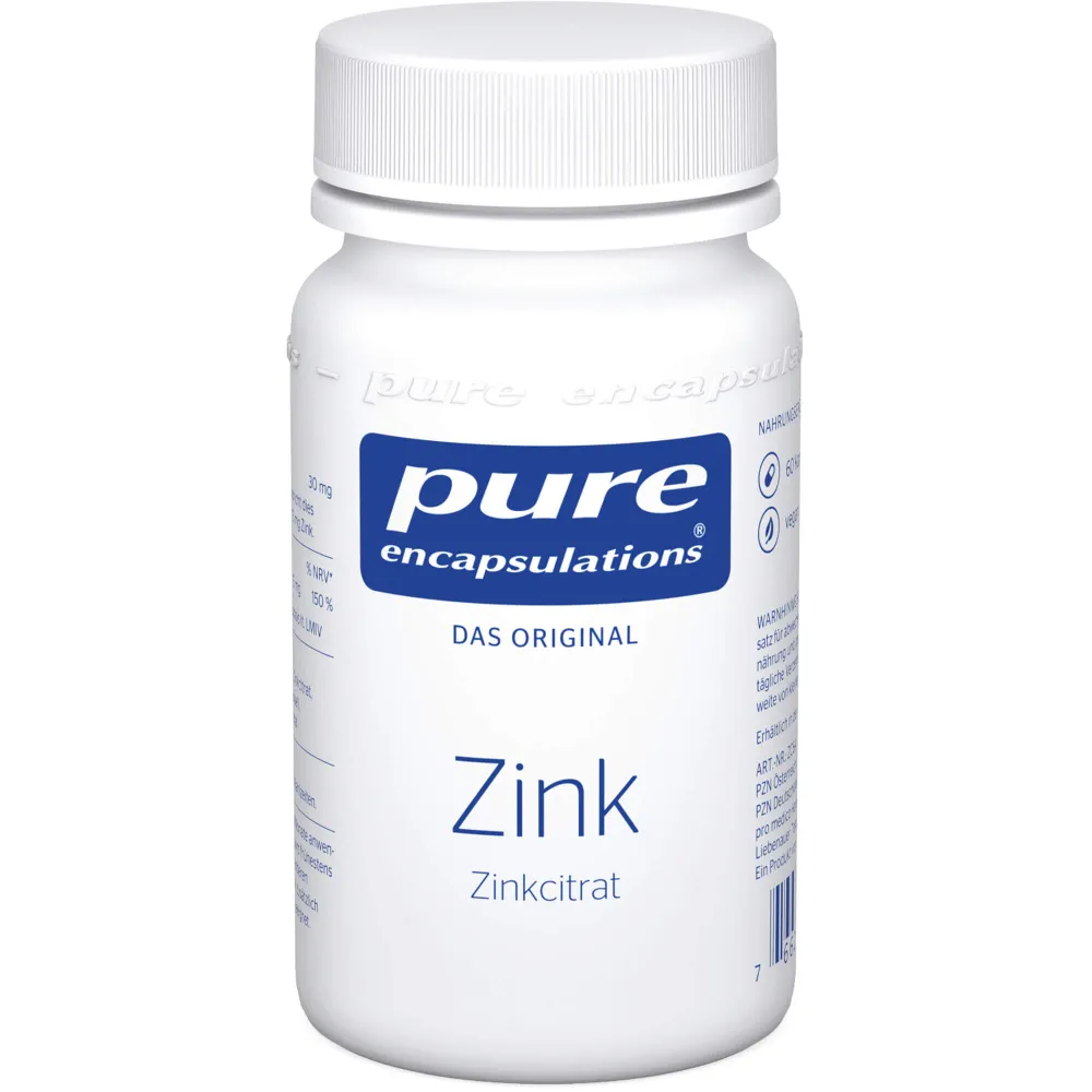 Pure Encapsulations Zink Zinkcitrat Kapseln 60 St