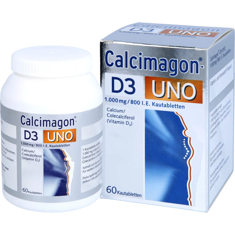 Calcimagon D3 Uno Kautabletten 60 St