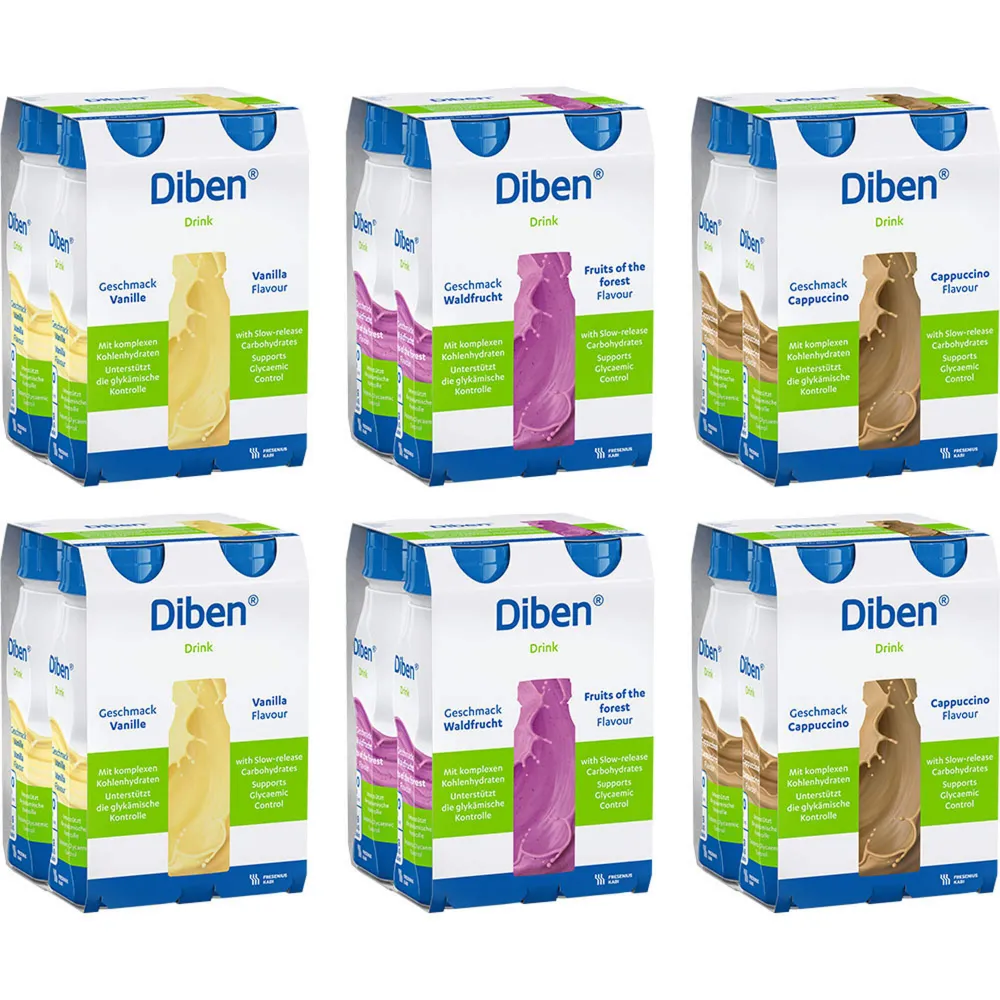 Diben Drink Mischkarton 1.5 kcal/ml Trinkflasche 4800 ml