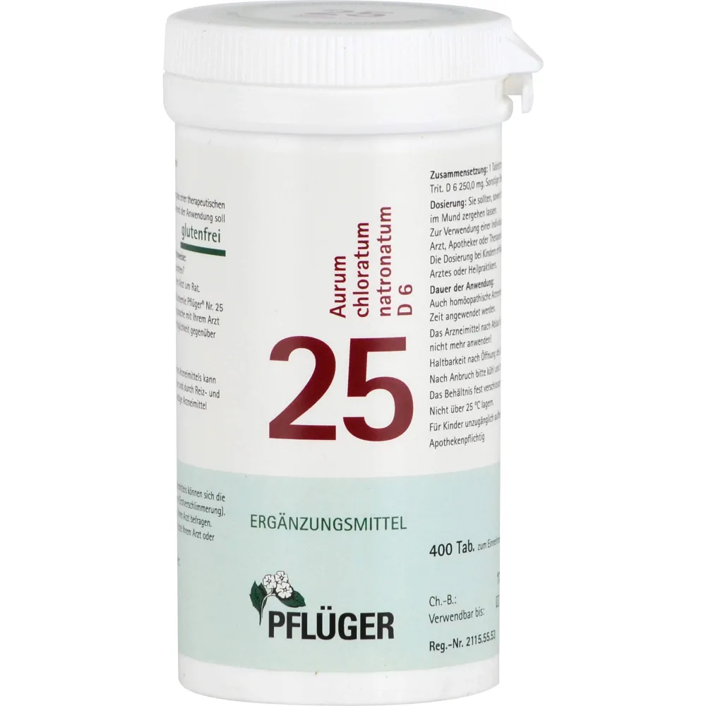 Biochemie Pflüger 25 Aurum chlorat.natron.D 6 Tab. 400 St