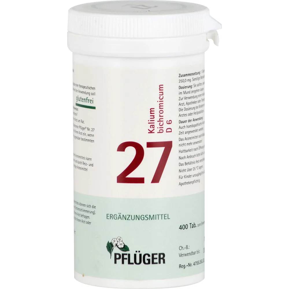 Biochemie Pflüger 27 Kalium bichromicum D 6 Tabl. 400 St