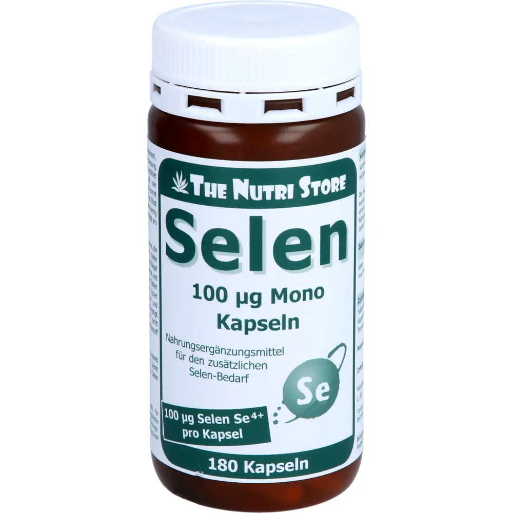 Selen 100 µg Mono Kapseln 180 St