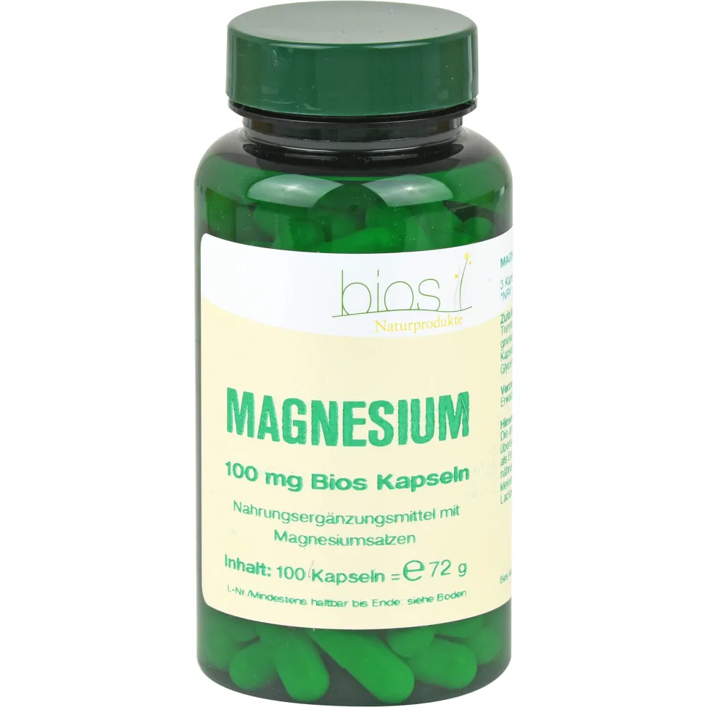 Magnesium 100 mg Bios Kapseln 100 St