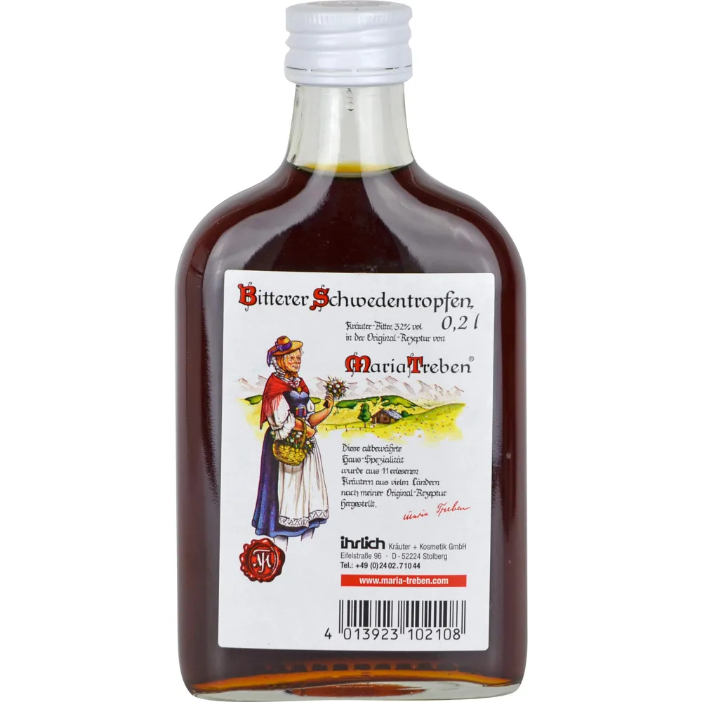 Maria Treben Bitterer Schwedentropfen 32% Vol. 200 ml