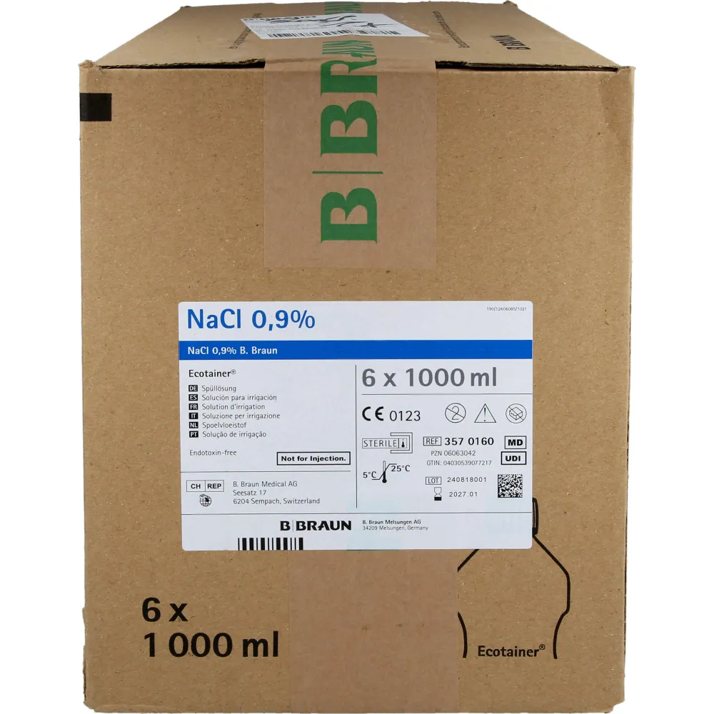 Kochsalzlösung 0,9% B.Braun Spüllsg.Ecotainer 6000 ml