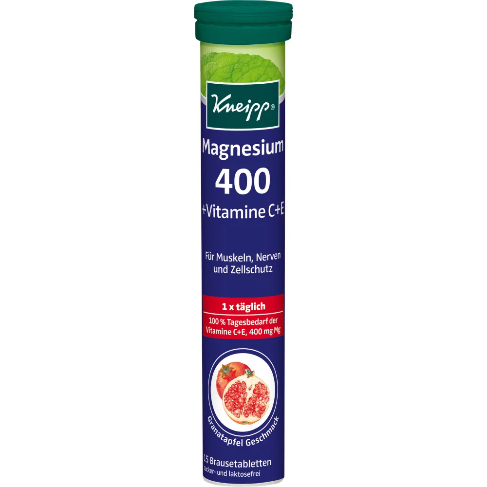 Kneipp Magnesium 400+C+E Brausetabletten 15 St