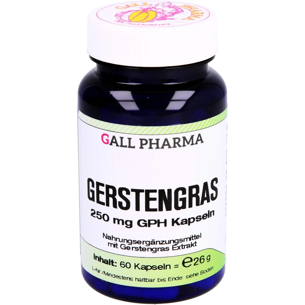 Gerstengras 250 mg Gph Kapseln 60 St