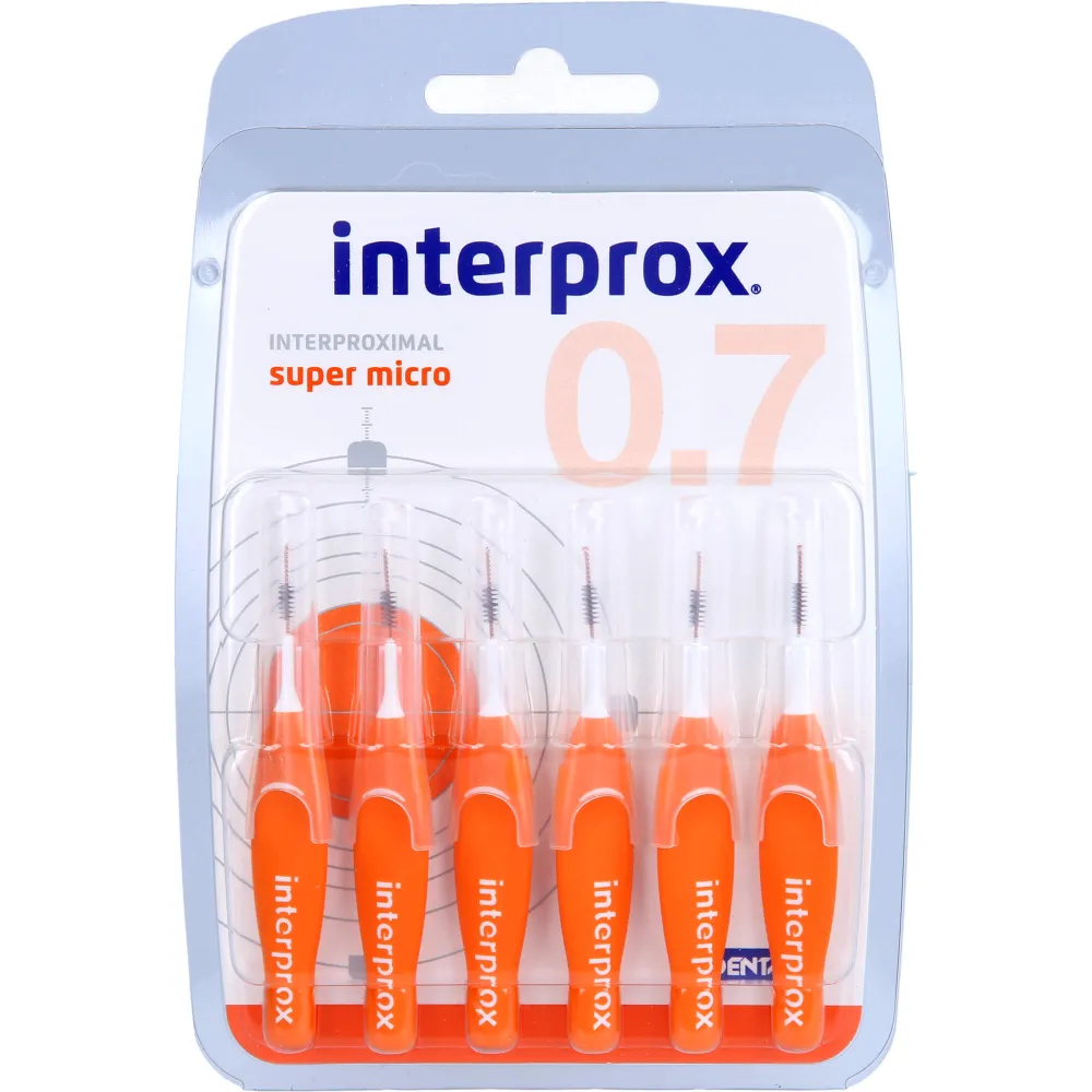 Interprox reg super micro orange Interdentalb.Blis 6 St