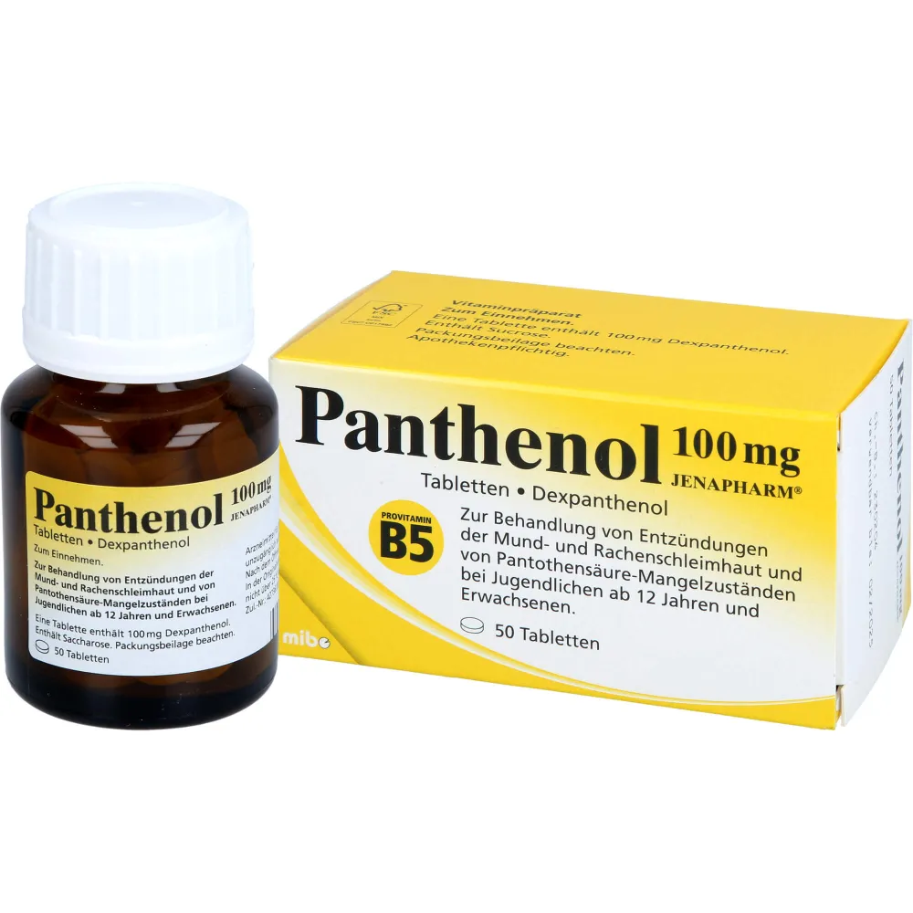 Panthenol 100 mg Jenapharm Tabletten 50 St