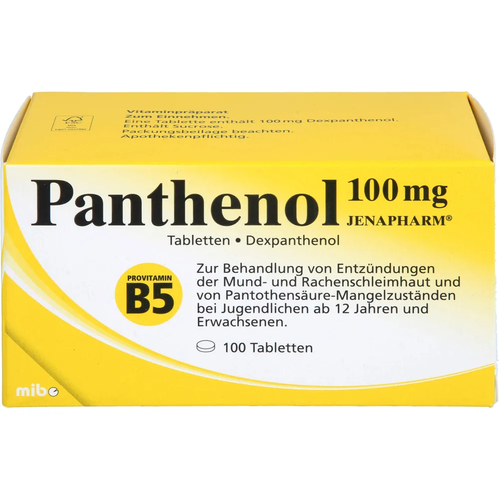 Panthenol 100 mg Jenapharm Tabletten 100 St