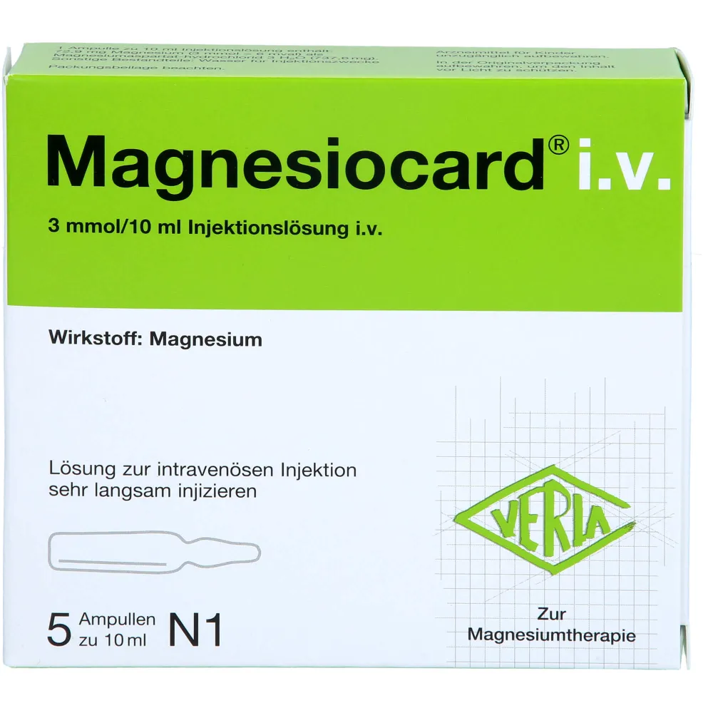 Magnesiocard i.v. Injektionslösung 50 ml