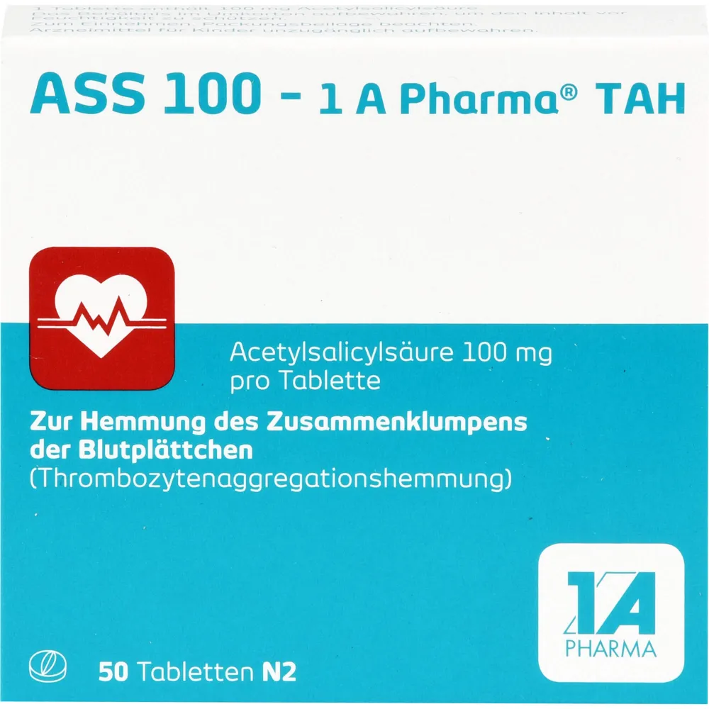 Ass 100-1A Pharma Tah Tabletten 50 St
