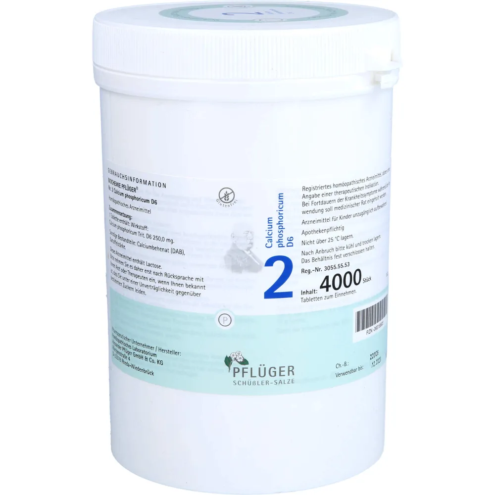 Biochemie Pflüger 2 Calcium phosphoricum D 6 Tabl. 4000 St