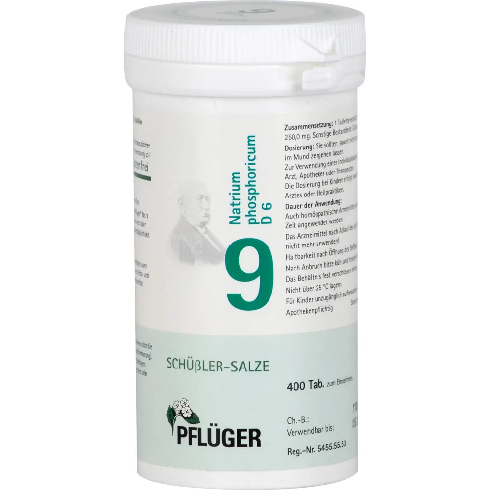 Biochemie Pflüger 9 Natrium phosphoricum D 6 Tabl. 400 St