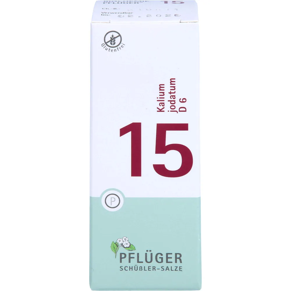 Biochemie Pflüger 15 Kalium jodatum D 6 Tabletten 100 St
