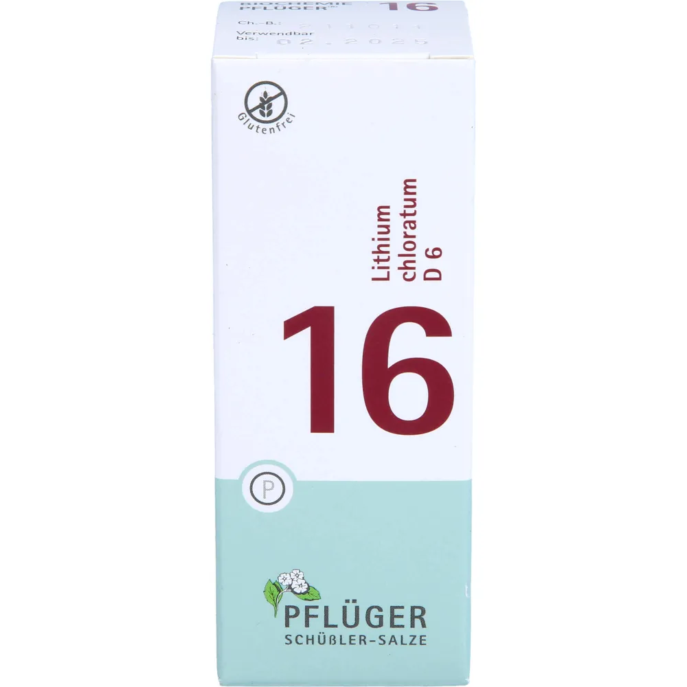 Biochemie Pflüger 16 Lithium chloratum D 6 Tabl. 100 St